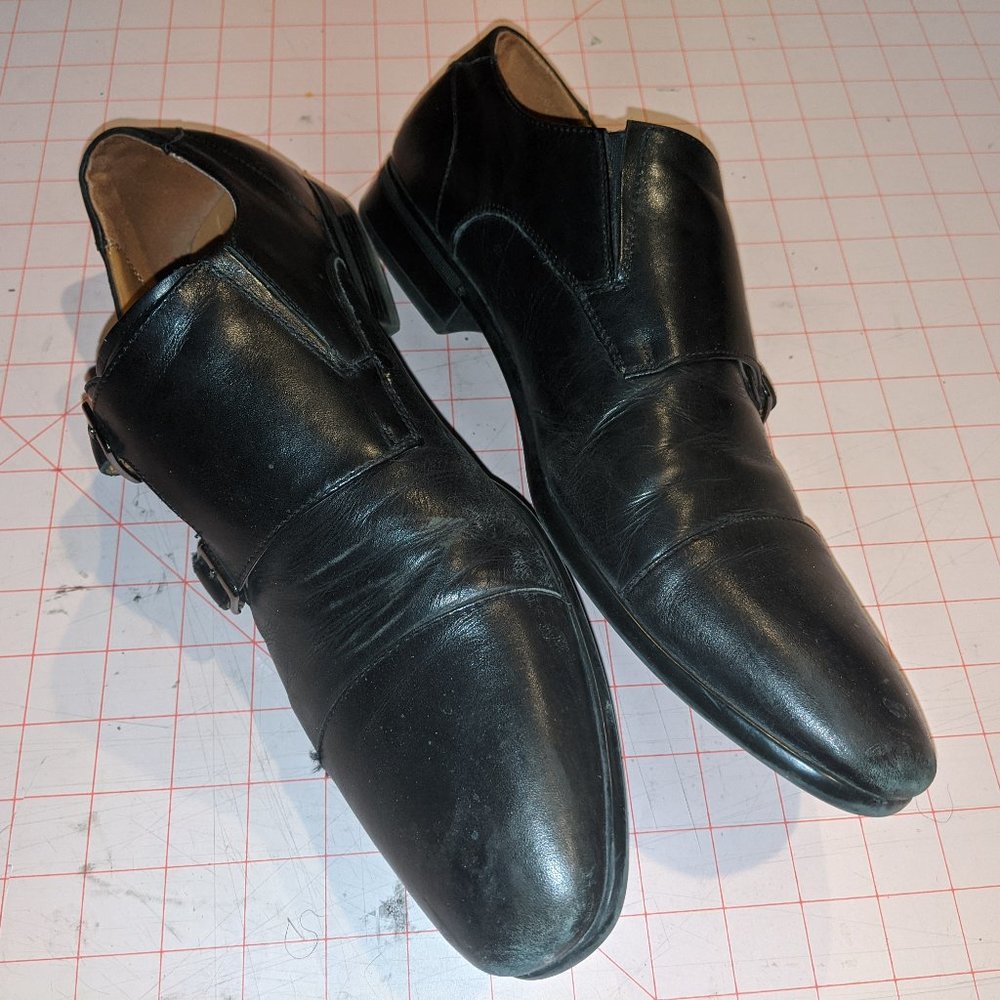 ALDO Dress Shoes Trashed Size 10 Black Pre-Owned